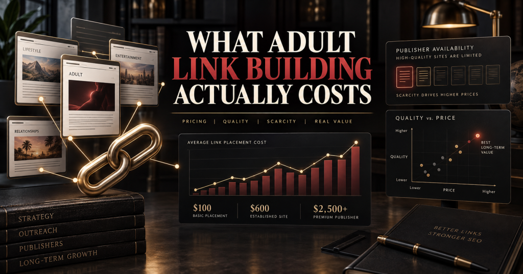 Adult Link building cost